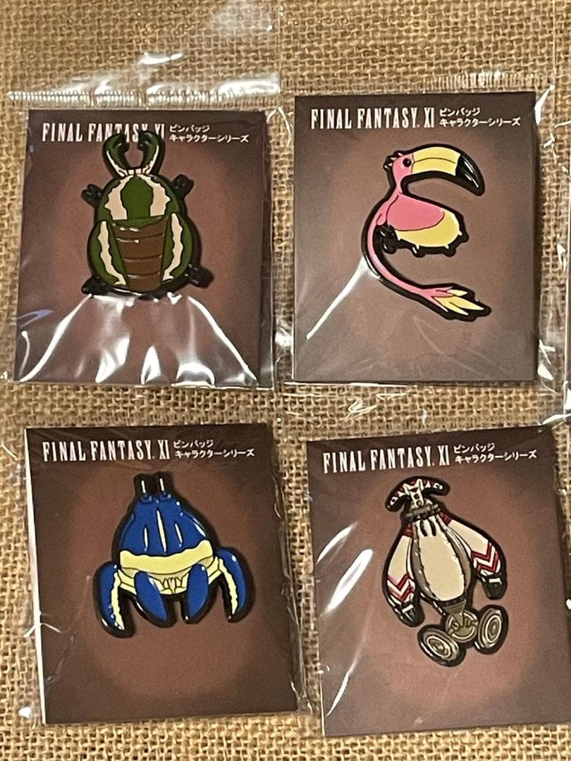 FINALFANTASY XI ヴァナ・ディールの秘蔵展 ピンバッジセット