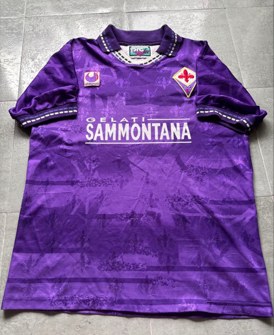 94-95 フィオレンティーナ　ウールシュポルト ホームユニフォーム　正規品