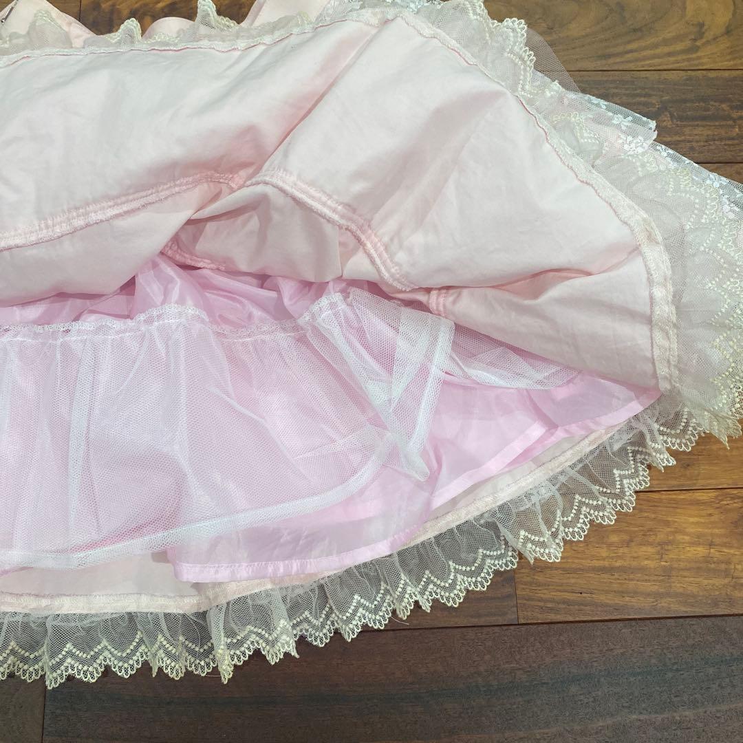 裕*様 Angelic Pretty 3段フリルスカート レース ティアードリボ