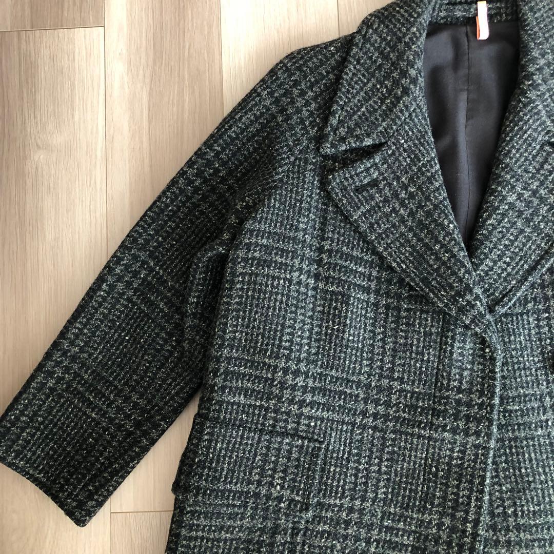 マーガレットハウエル　グレンチェック　コート