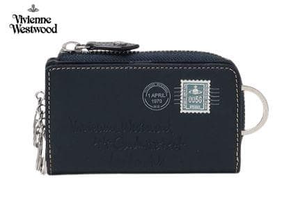 ○★新品未使用　ヴィヴィアンウエストウッド　エンベロープ2　キーケース　ネイビー