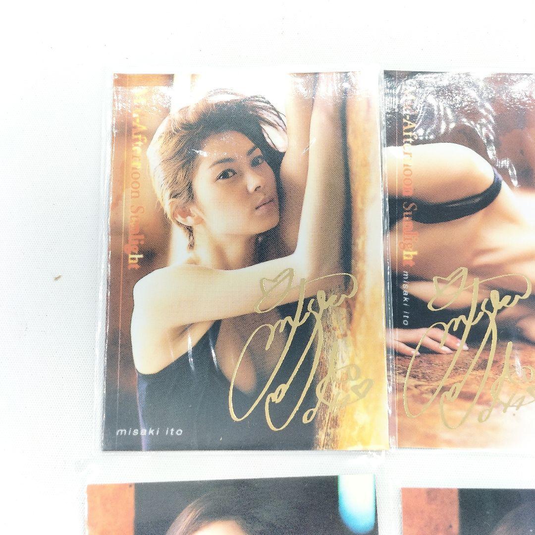 当時物 伊東美咲 トレカ FIRST 箔押しサイン 6種 まとめ売り