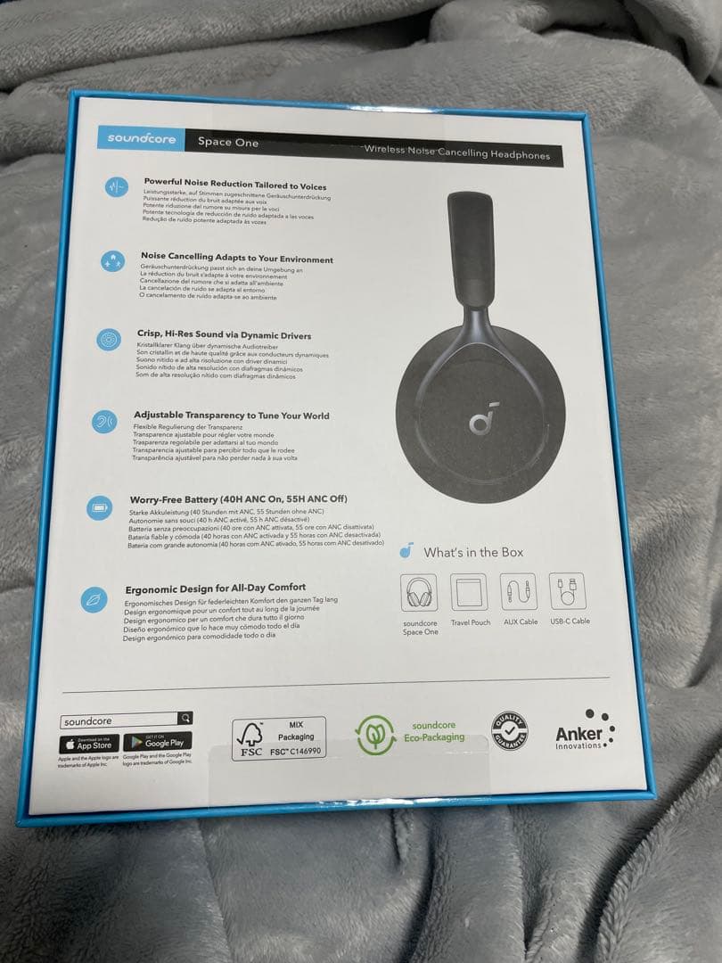 Anker soundcore Space One ブラック！