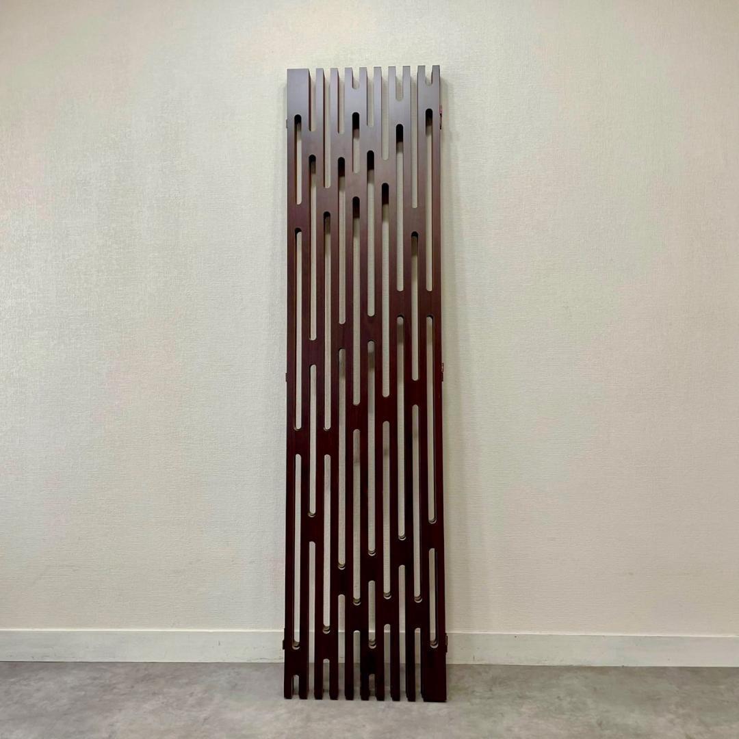 モダン 木製 パーテーション 3連 衝立 間仕切り ミッドセンチュリー 北欧