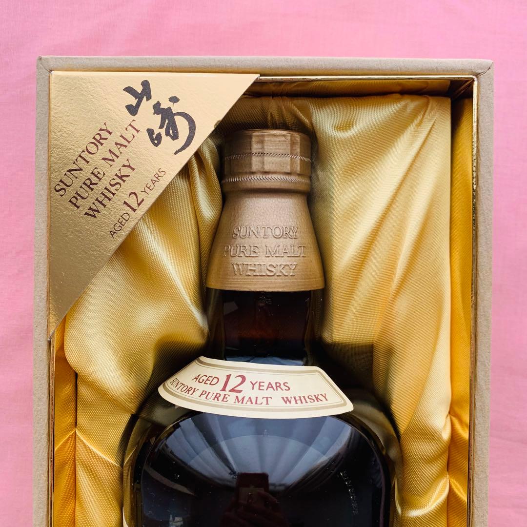 【未開栓】 サントリー 山崎 12年 1000mlLクイーンサイズ箱付き