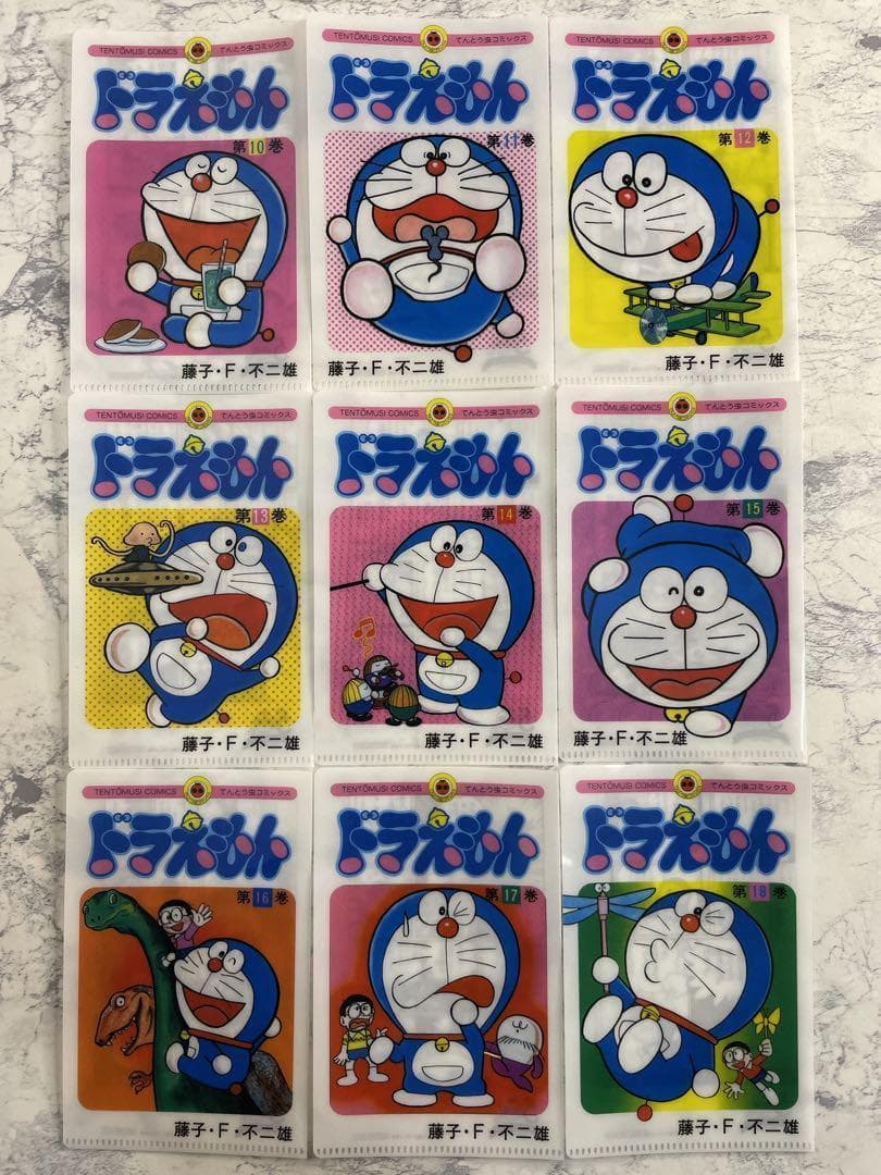 【全45種】ドラえもん 特典 そっくりミニクリアファイル　フルコンプセット