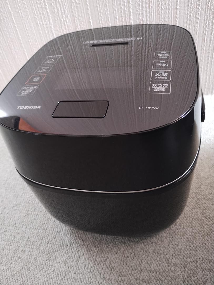 【新品・未使用】東芝 炊飯器 RC-10VXV(K) 5.5合炊き