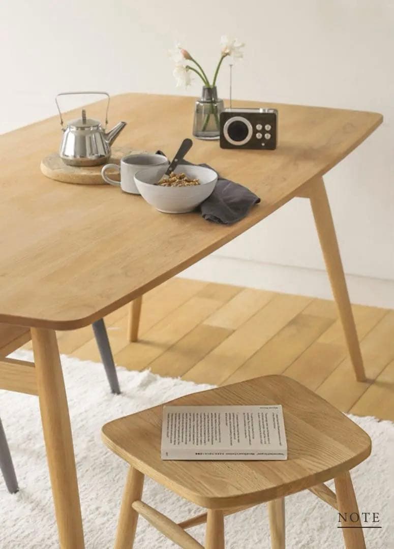 モモナチュラル スツール ①