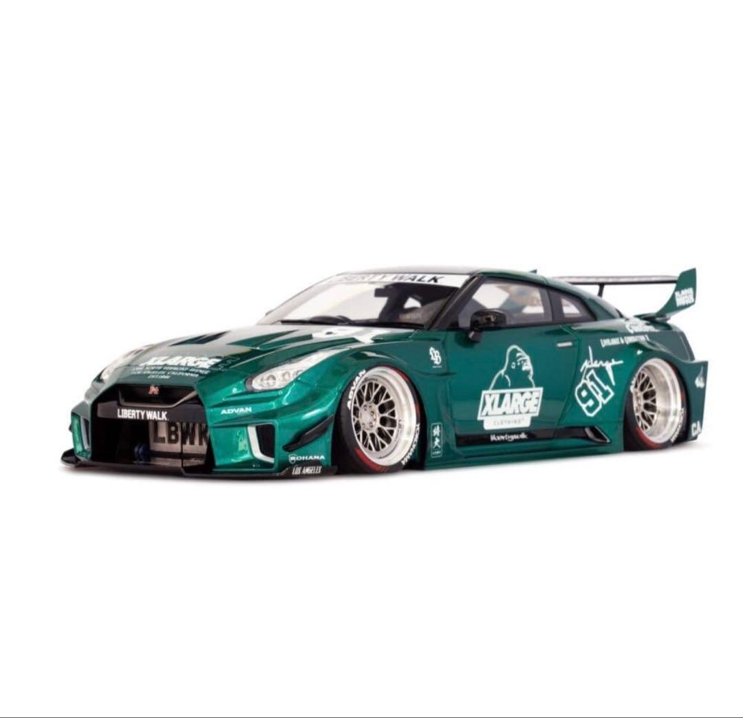 Make up LBWK X-LARGE GT-R ミニカー 1/18