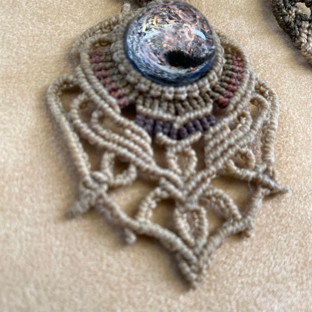 m*e様 ハンドメイド マクラメ ネックレス