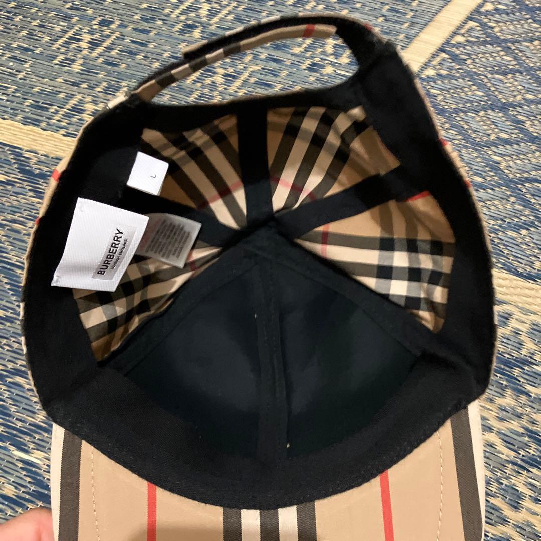 バーバリー　キッズ　キャップ　サイズL