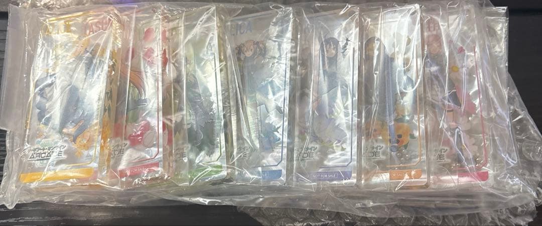 saoac キリトカラーヒロインズドミノストラップ7種　未開封セット