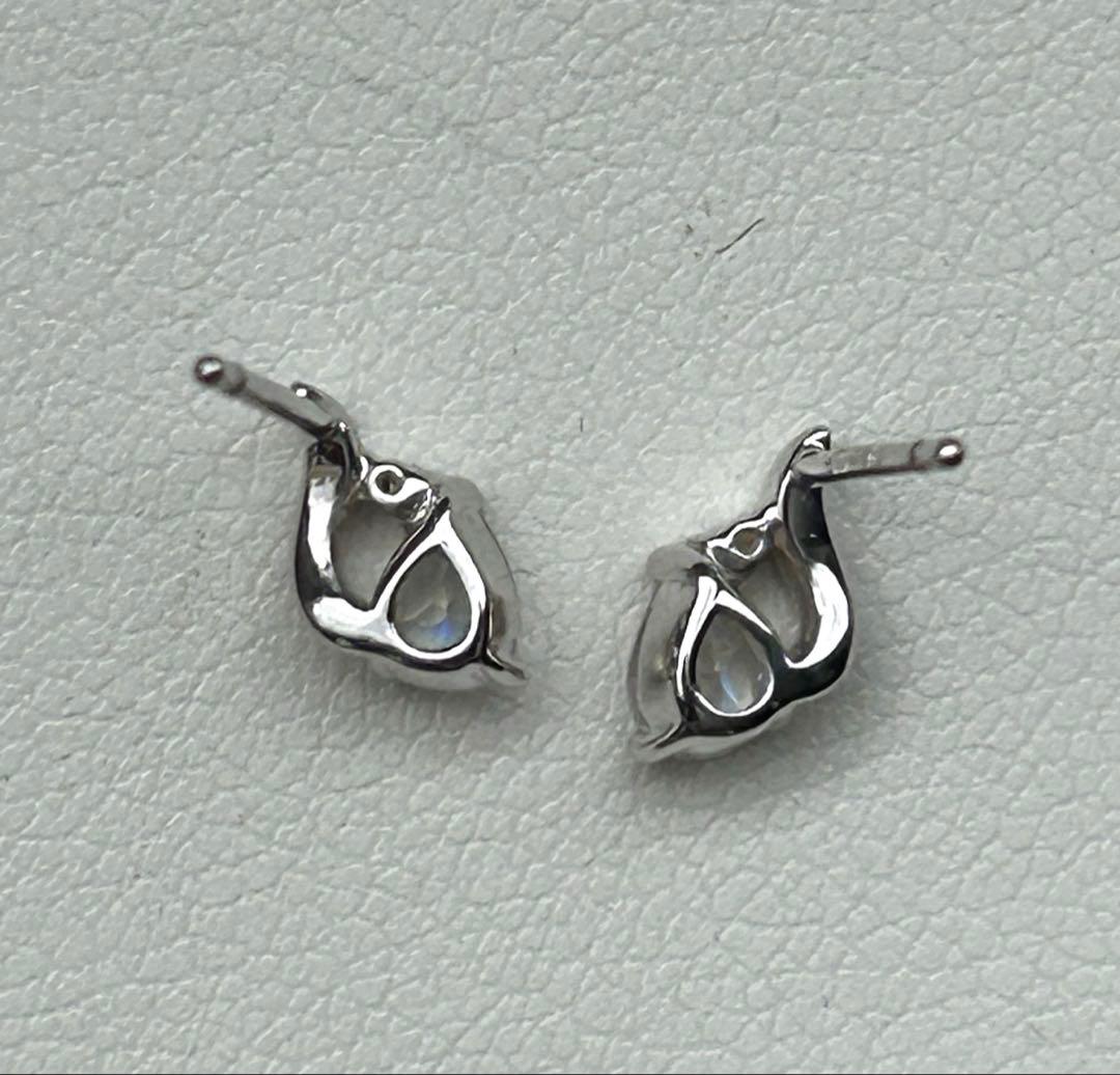 4℃ K18WG ダイヤ　ピアス