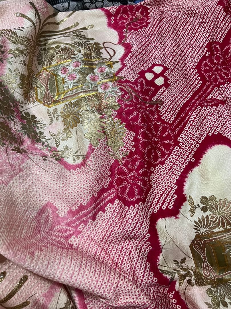 振袖フルセット✨振袖、帯、帯揚げ、帯締め、帯揚げ、重ね襟、半衿用刺繍リボンセット