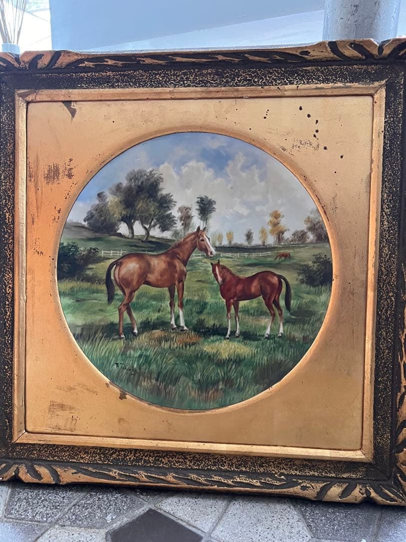 オールド　　ノリタケ　絵皿