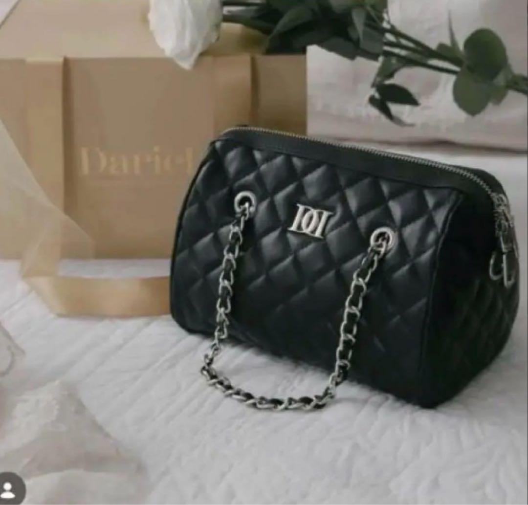 Darich キルティングミニボストンバッグ ノベルティー