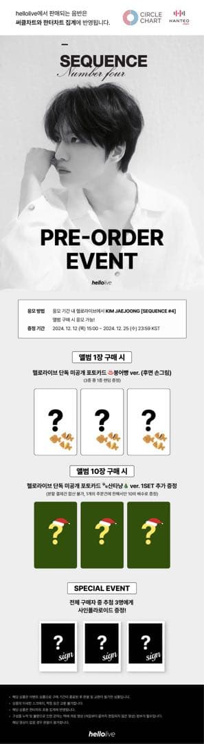 KIM JAE JOONG ジェジュン3名限定当選　直筆サイン　ポラロイド