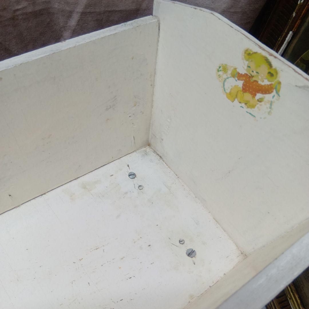 ♥ホワイトの可愛いヴィンテージ揺りかご♥