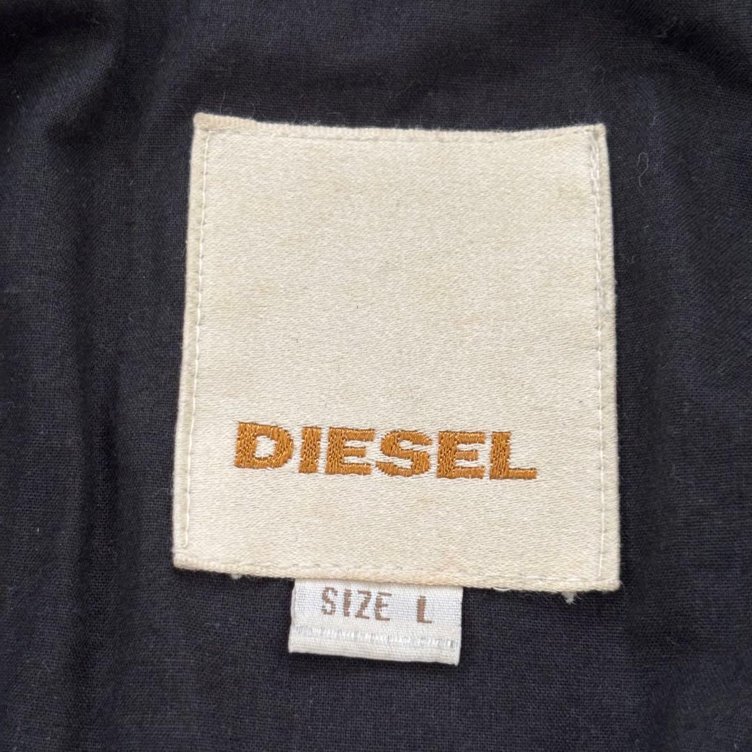 ディーゼル レザージャケット ライダースジャケット シングル 羊革 ブラック