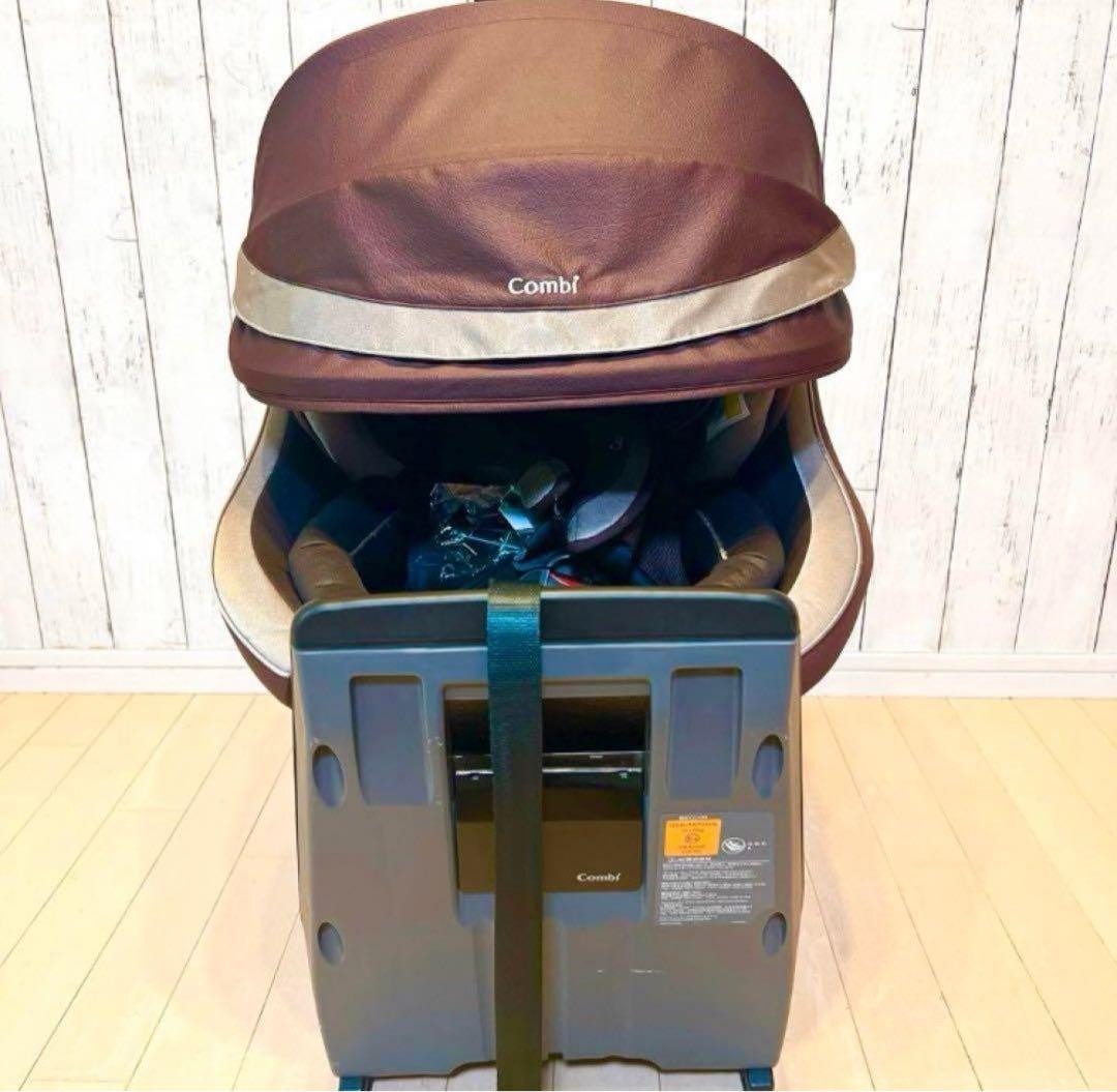 コンビ☆ネルームisofixエッグショック☆チャイルドシート☆極美品☆ブラウン☆