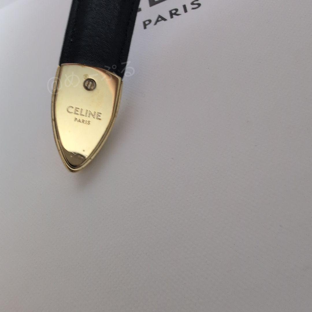 セリーヌ スモール 18MM ウエスタン ベルト トリヨンレザー 75サイズ