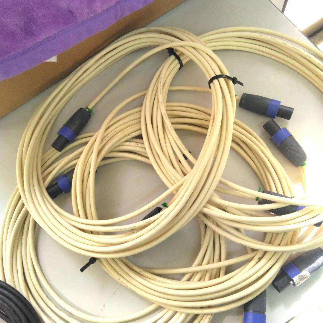 CANARE 4S6　スピーカーケーブル　スピコン 10M 5本セット②