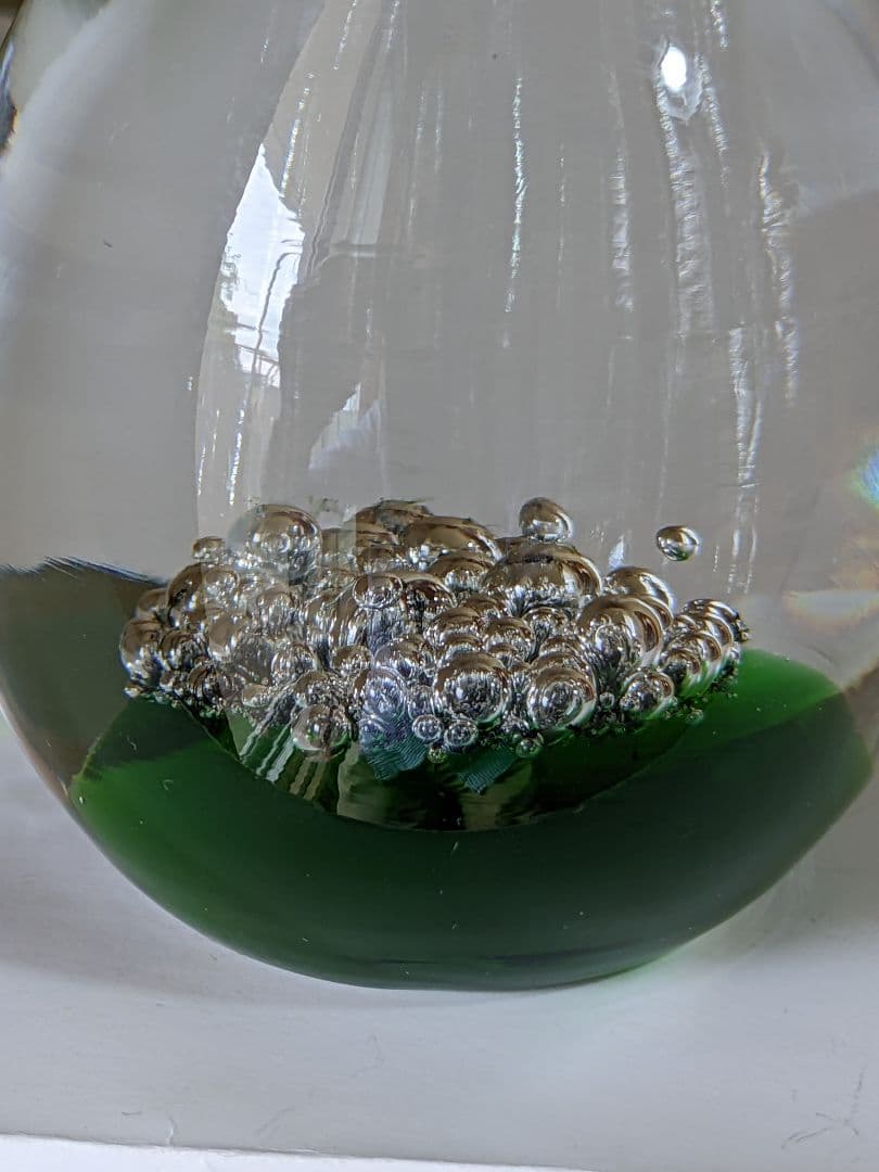 ♦ヴィンテージ物 チェコスロバキア ガラス工芸 ペーパーウェイト 置物 骨董品