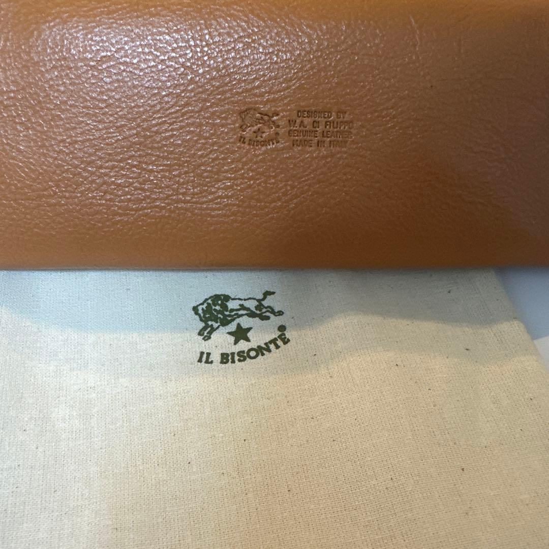 IL BISONTE レザー 筆箱 ブラウン