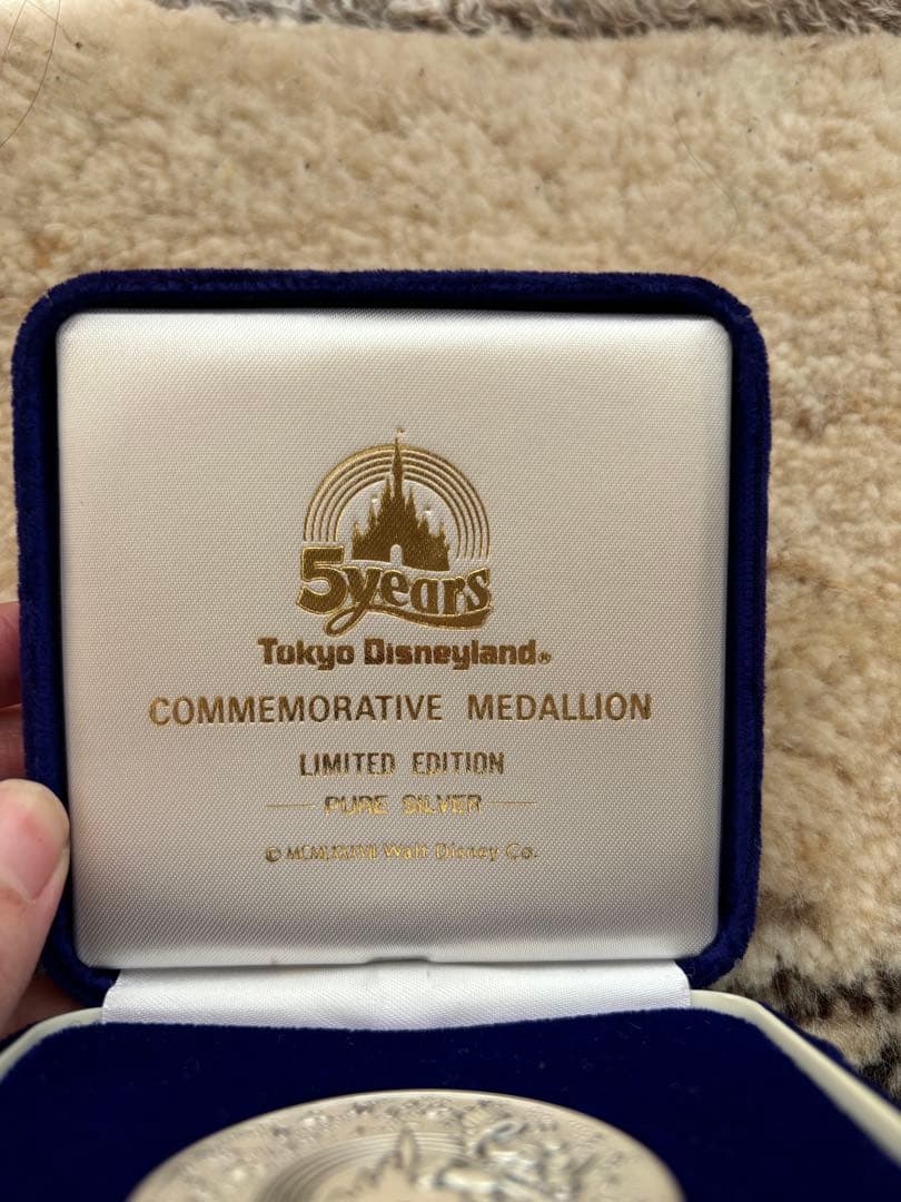 東京ディズニーランド 5周年 記念メダル 限定版