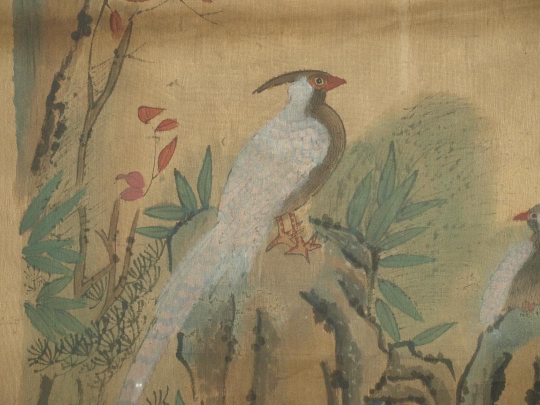 古美術 民間中国清時代の人物図　肉筆絵　激安骨董品 BD305A13-2