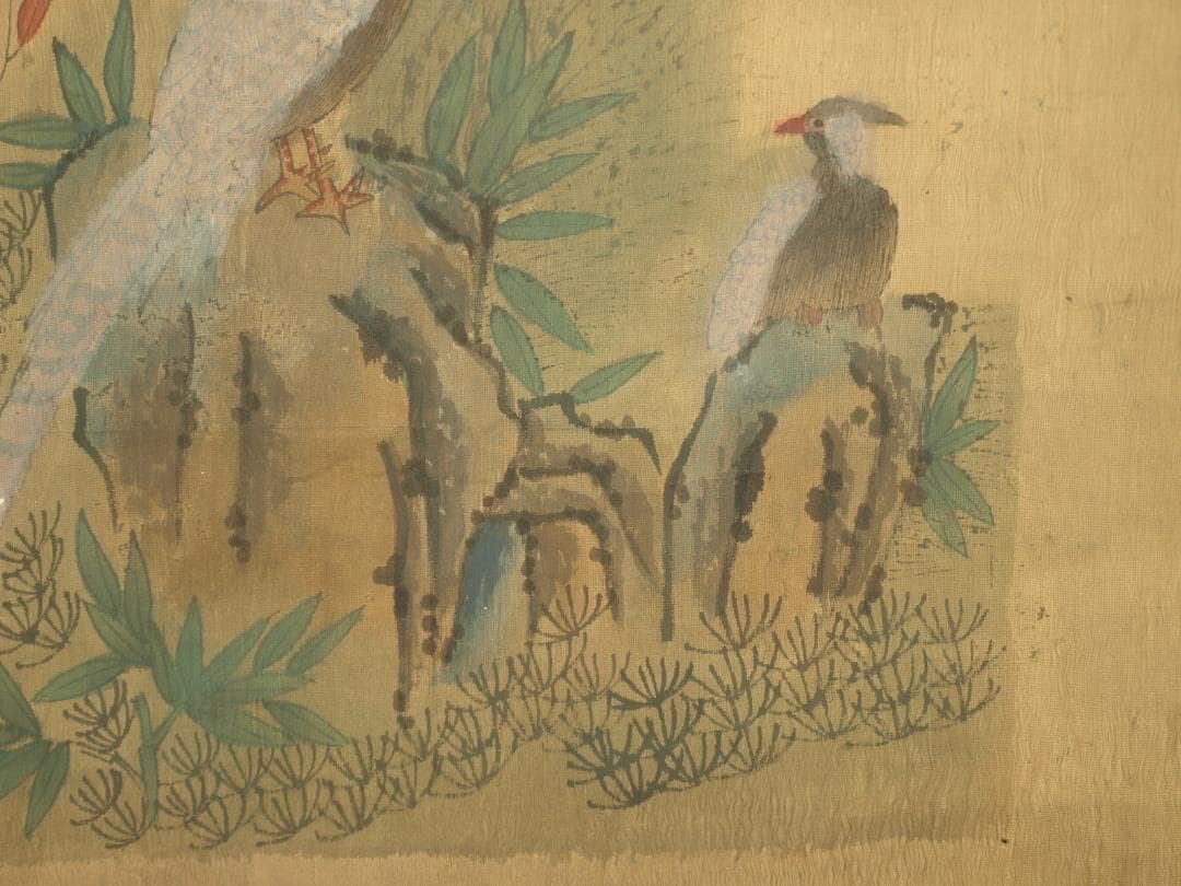 古美術 民間中国清時代の人物図　肉筆絵　激安骨董品 BD305A13-2