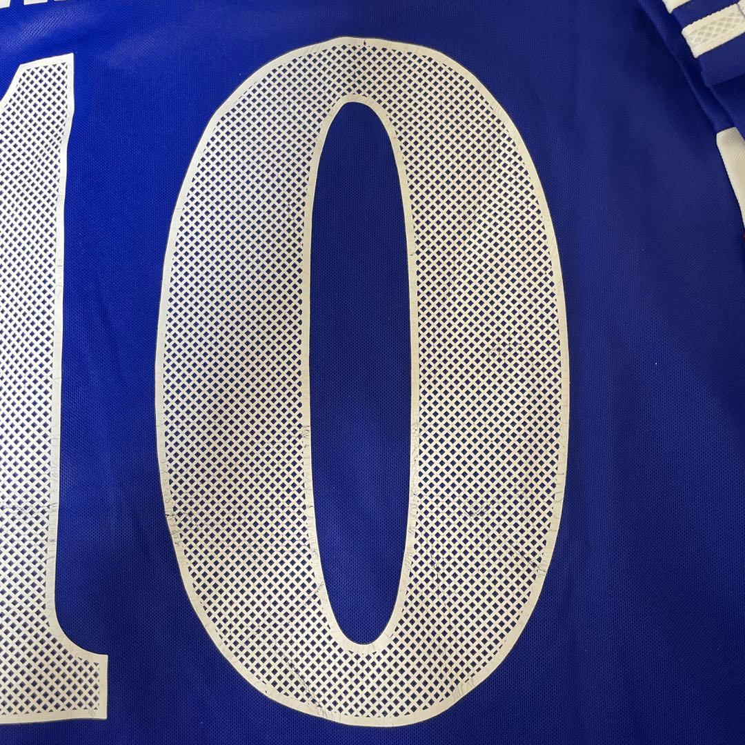 サッカー日本代表　【サイン入り】 10名波浩選手ユニフォームLサイズ