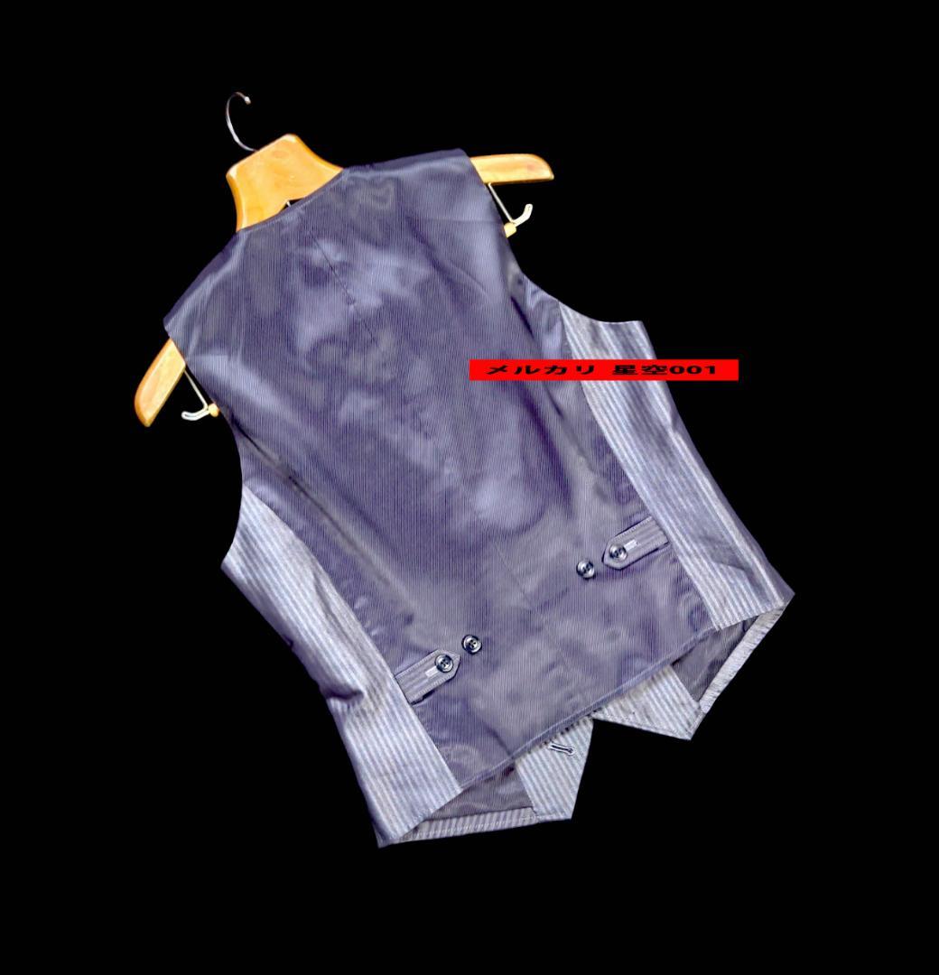 美品 TORNADOMART 灰 ベスト M トルネードマート ジレ スーツ