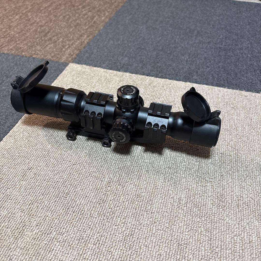 スコープ ブラック 大口径 フリップアップキャップ付き