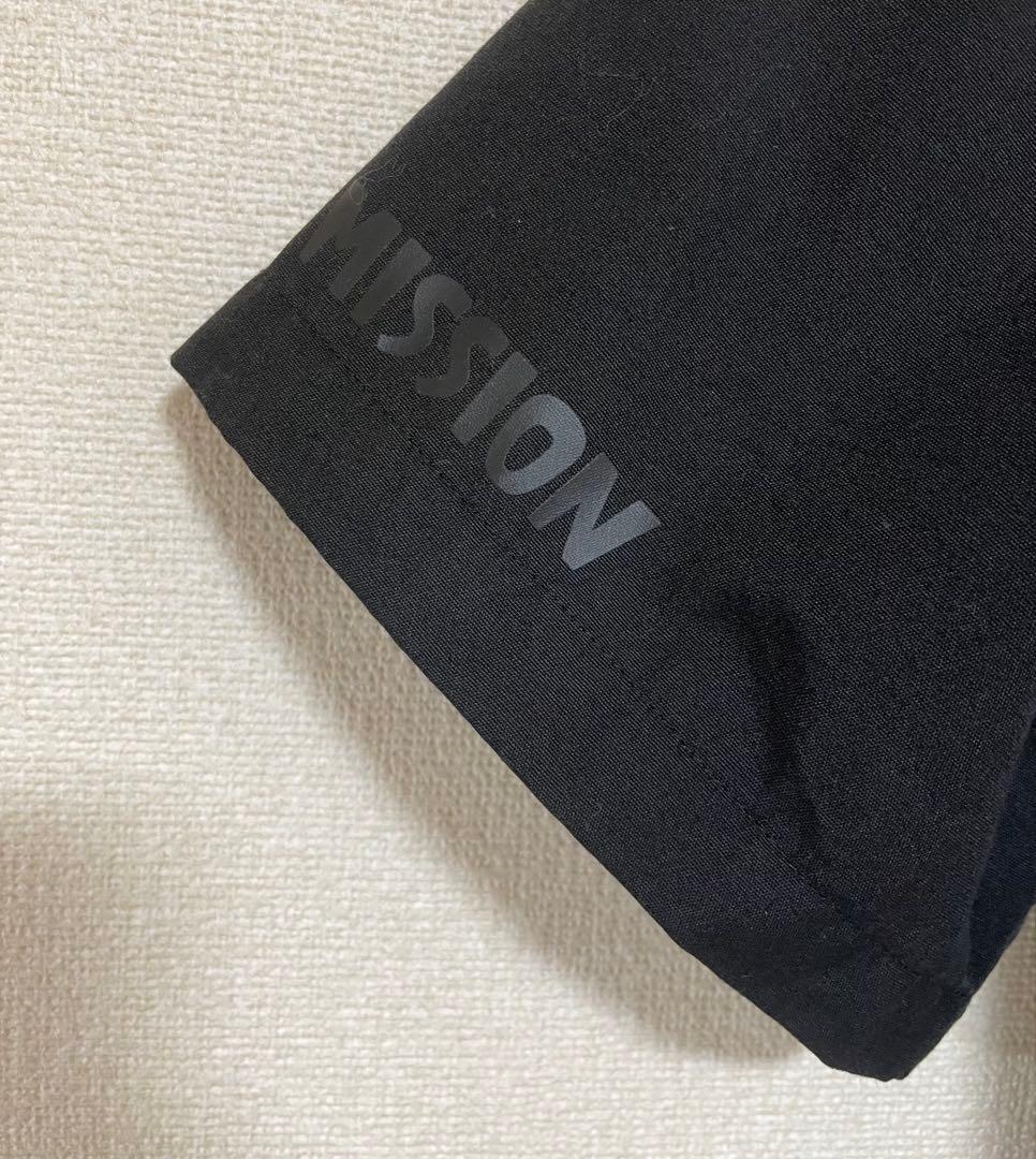 マンウィズアミッション　エクストララージ　戦闘服　半袖シャツ　黒　Lサイズ