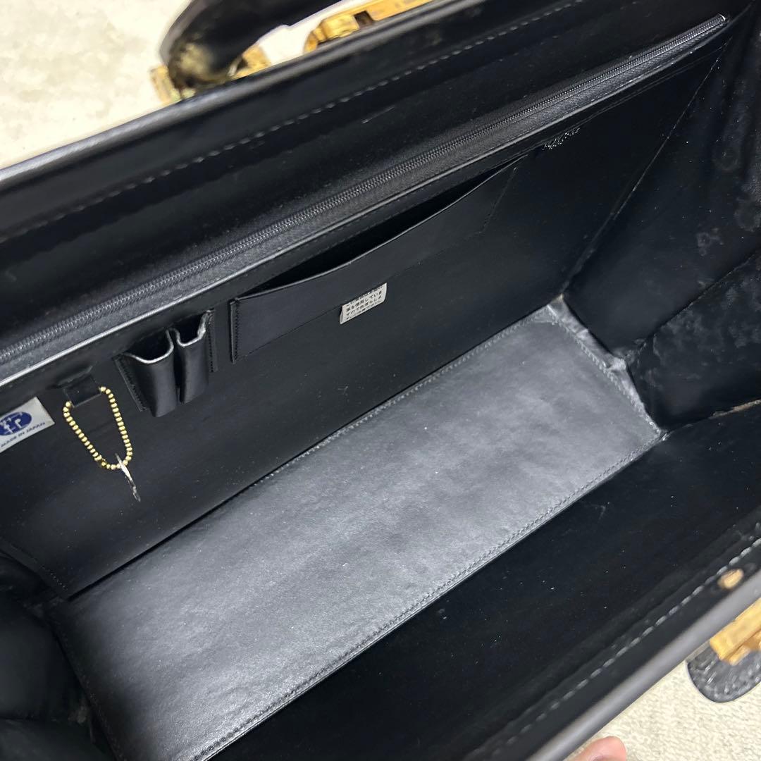 希少　ポーター　PORTER ダレスバッグ　ドクターズバッグ　オールレザー　黒