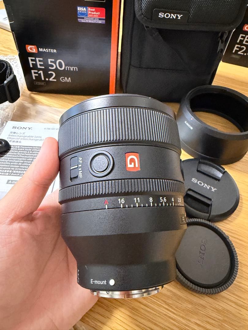 SONY FE 50mm F1.2 GM レンズ