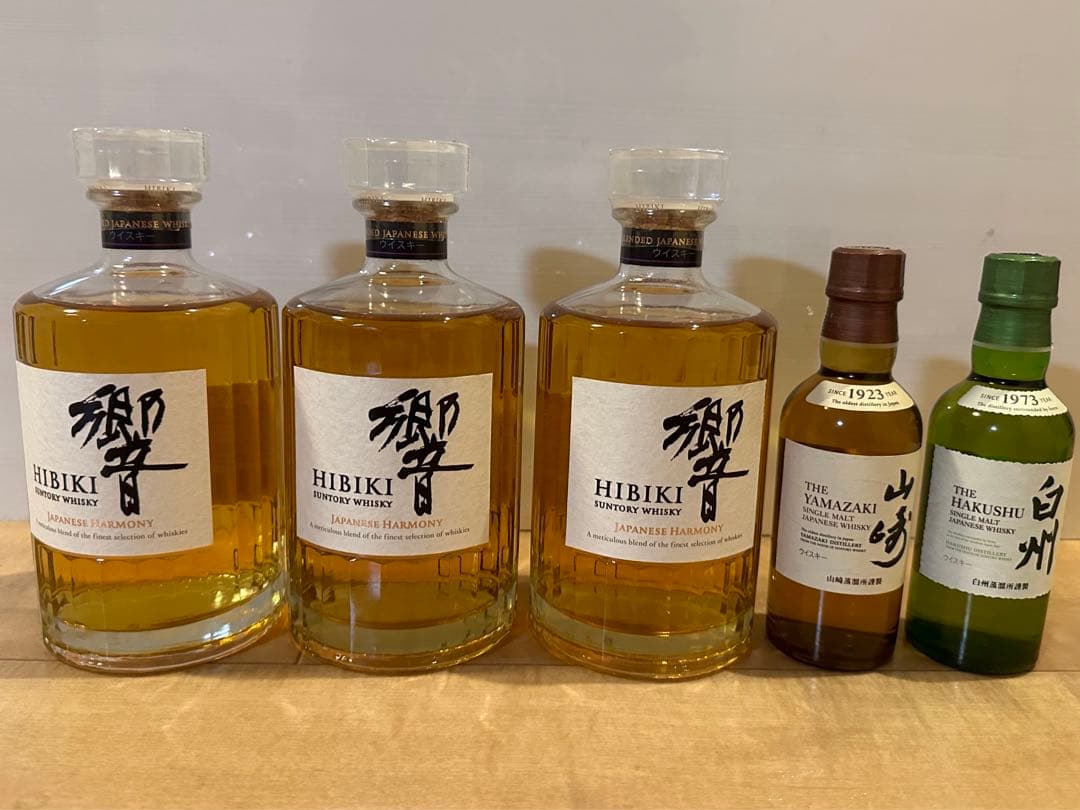 サントリーウイスキー５本セット