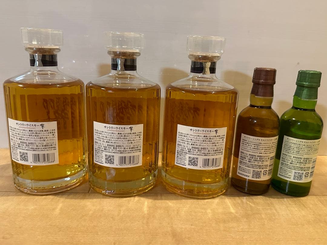 サントリーウイスキー５本セット