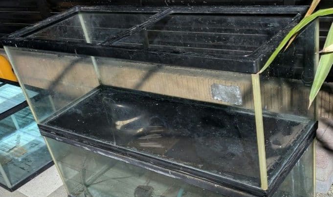 中古120cmガラス水槽 補修あり