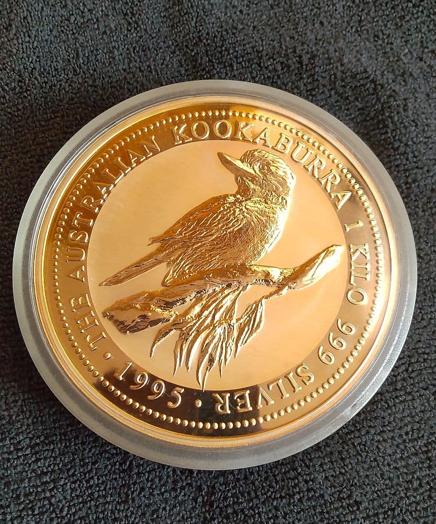 オーストラリアン・クーカバラ 1キロ 銀貨 1995年