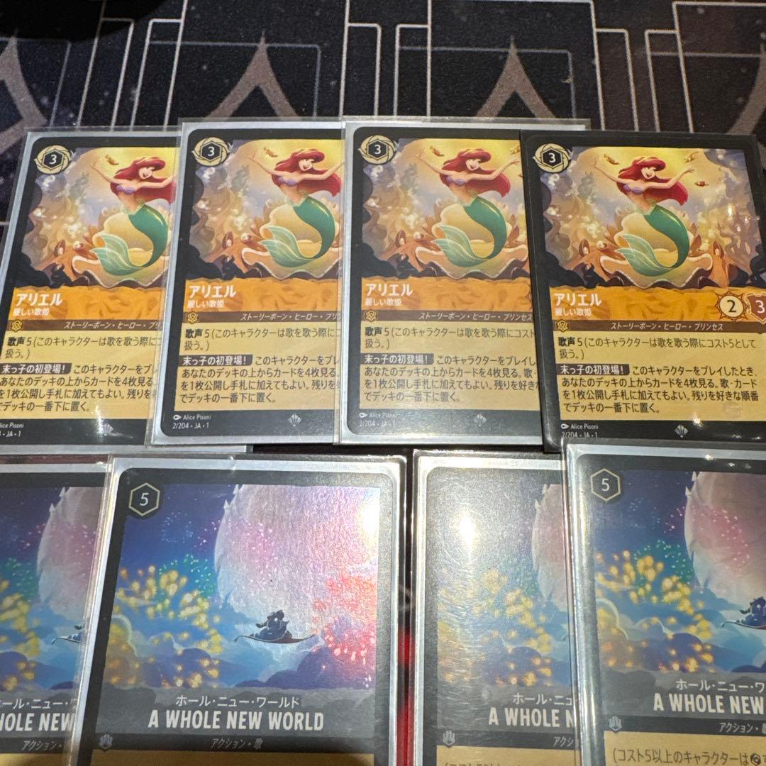 ディズニー ロルカナ アンバー スチールセット