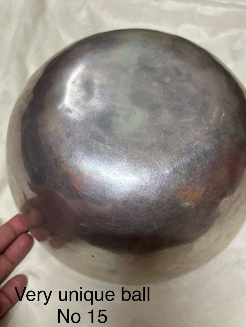 2025 シンギングボウル　銀コーティング　No 15 25cm 1735kg