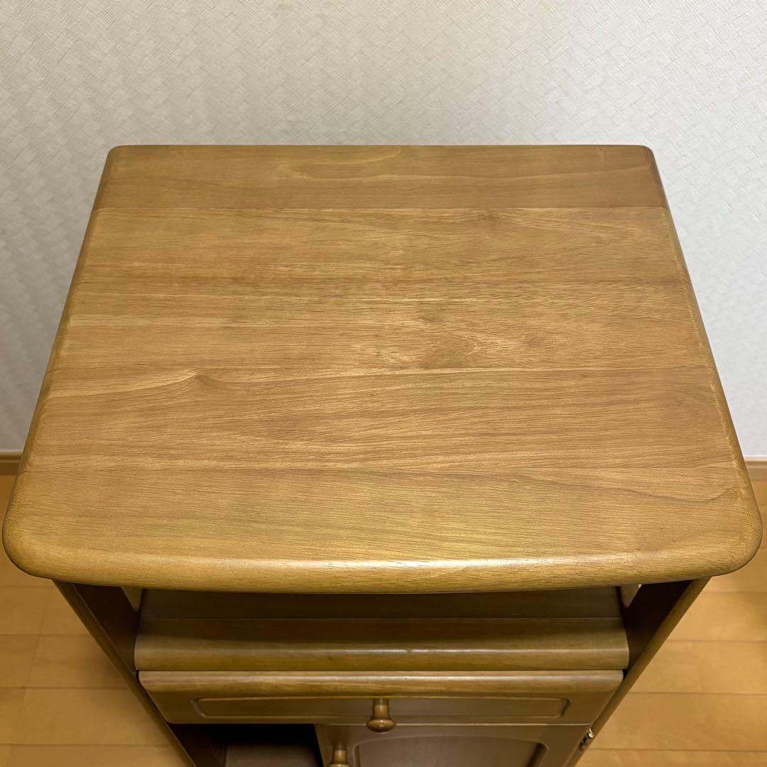 karimoku カリモク 家具 電話台 花台 飾り棚 高級家具 レンジ台