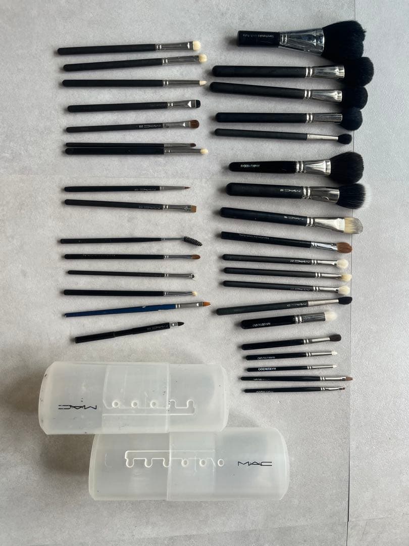 メイクブラシセット（34本）」 + ケース　MAC HAKUHODO ヘアメイク
