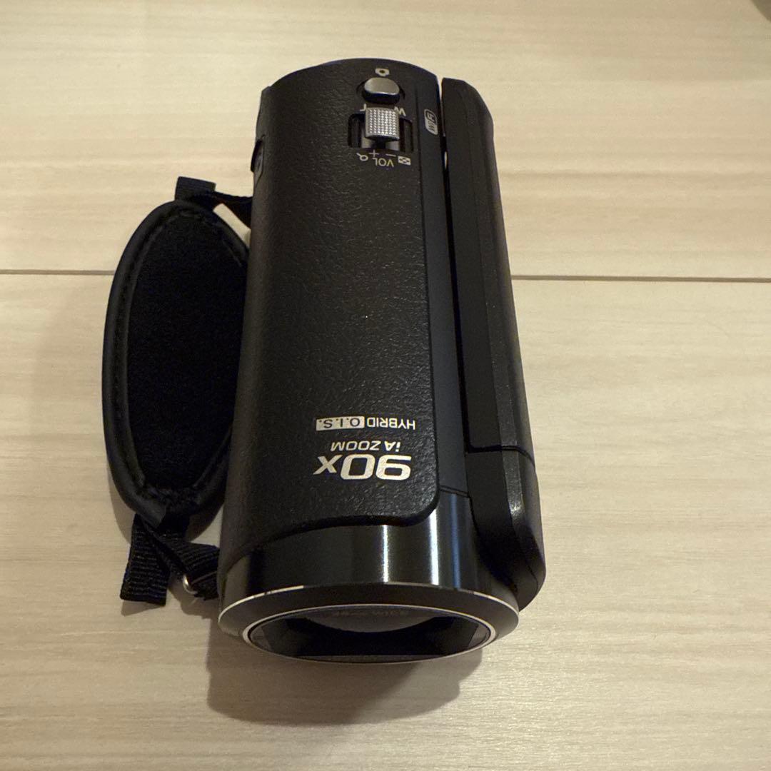 Panasonic HC-V495M ビデオカメラ 本体・スタンド・ケース付き