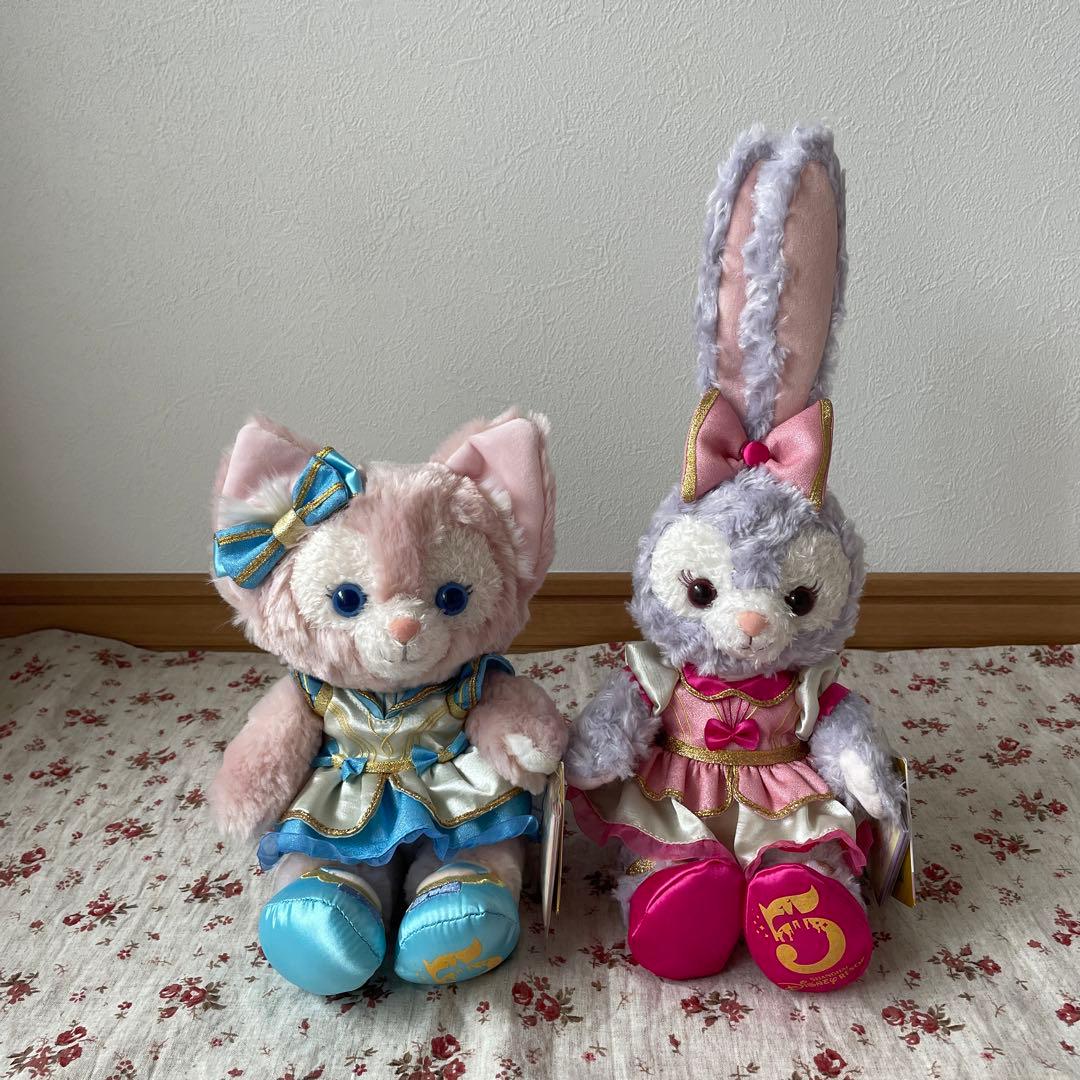 上海ディズニー ❤️5周年　リーナベル＆ステラルー ぬいぐるみSSサイズ