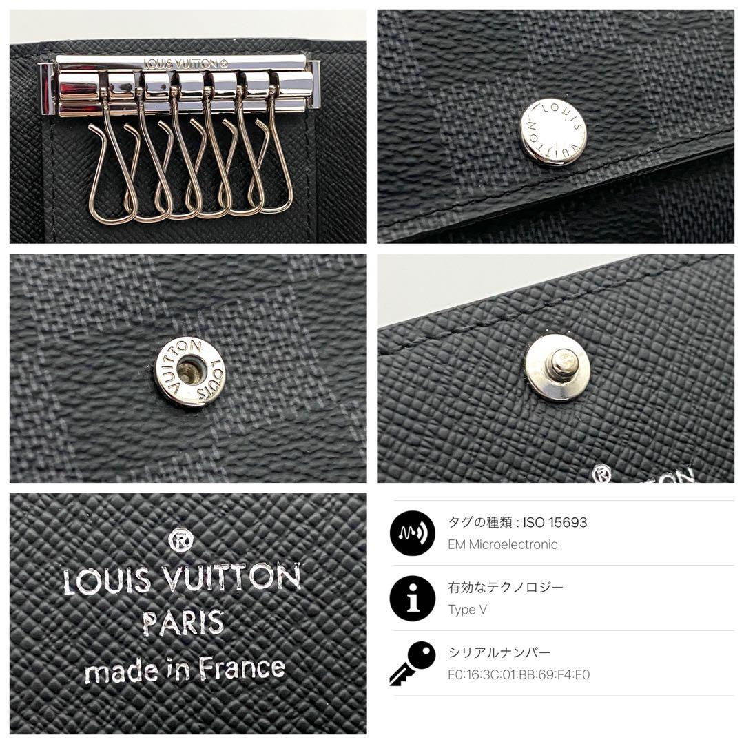使用わずか　ルイヴィトン　ダミエグラフィット　キーケース　6連　現行モデル