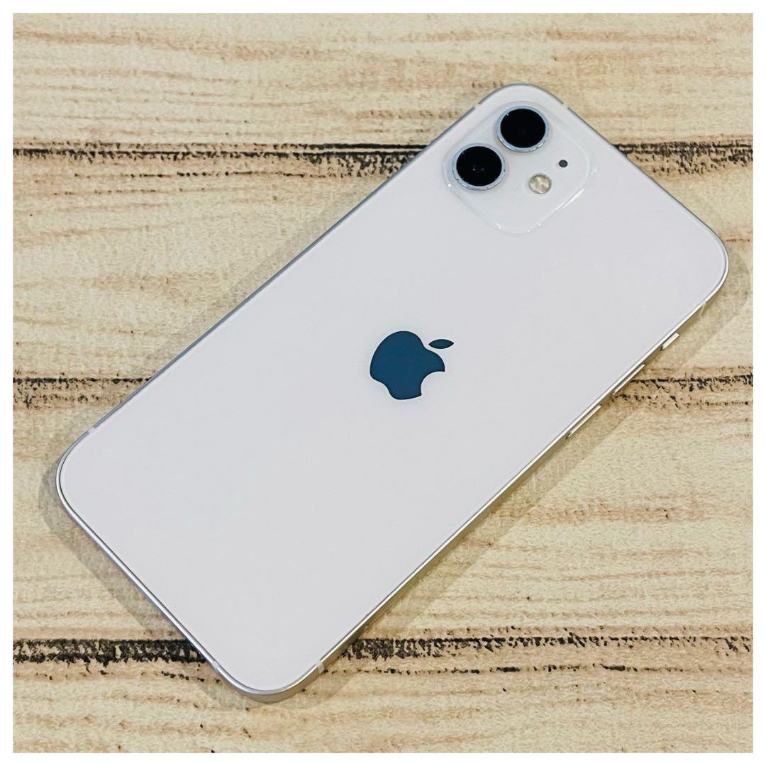 【特価】iPhone12 ホワイト 64GB SIMフリー 100%