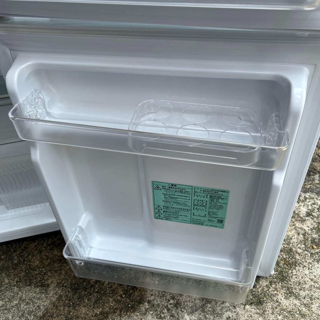ニトリ　2ドア　ノンフロン　冷蔵庫　90L BR2C01WH 2025年製